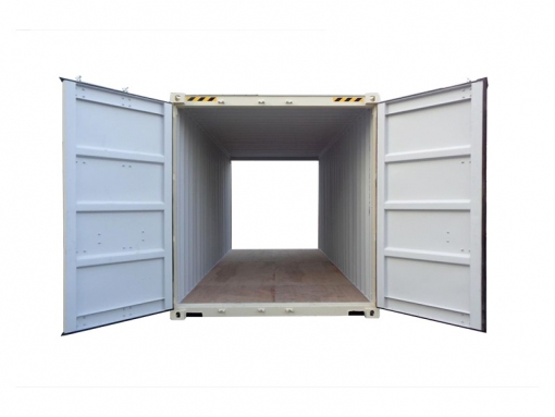 Conteneur 20 pieds High Cube, portes doubles